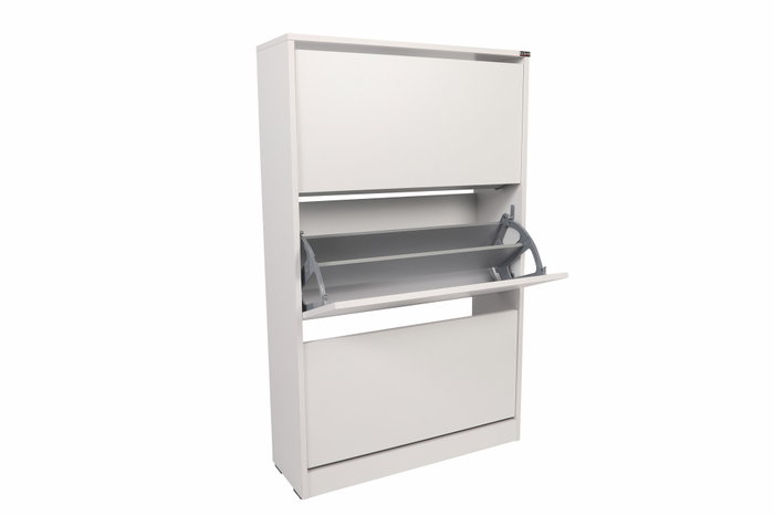 Hanah Home Zapatero Shc-530-Bb-1 Blanco con 3 Cajones Hanah Home Zapatero Shc-530-Bb-1 Blanco con 3 Cajones